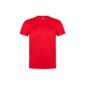 tee shirt enfant polycoton rouge