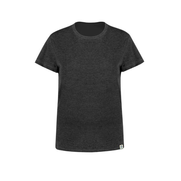 tee-shirt femme coton recycle noir tee-shirt femme coton recycle noir